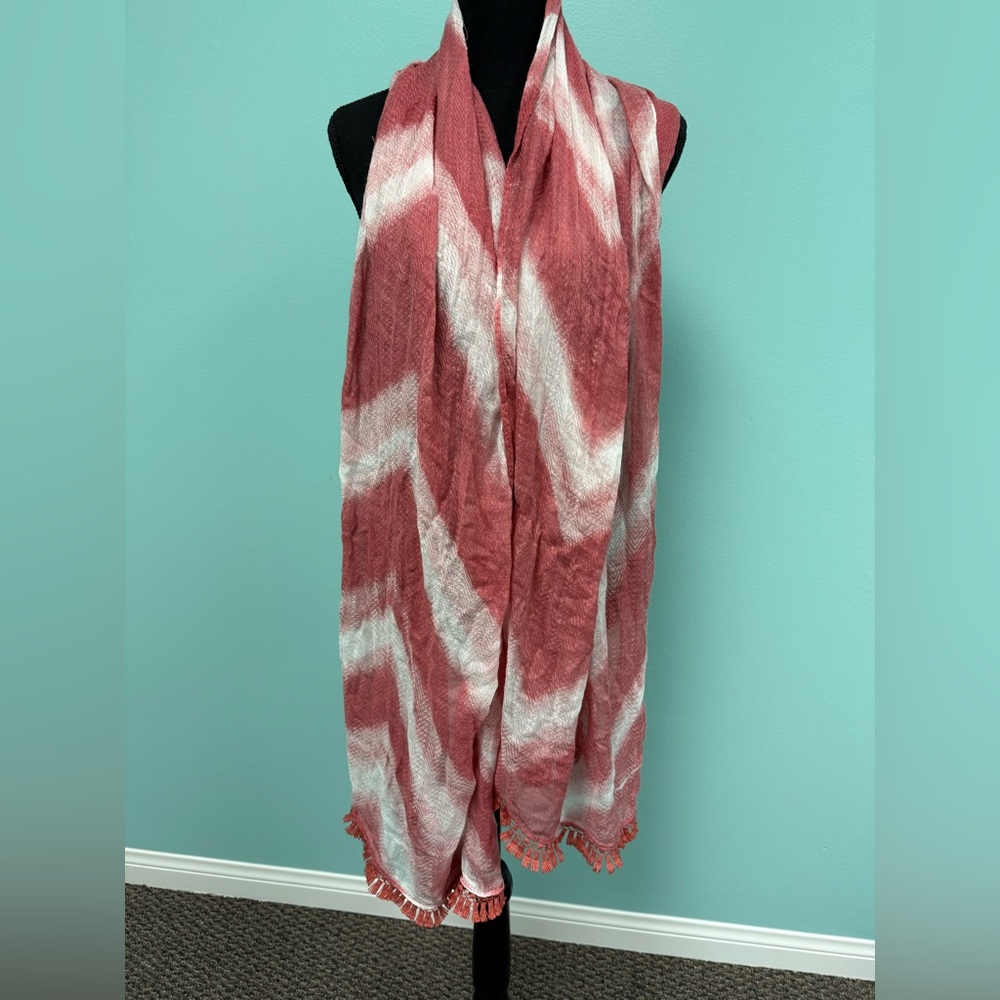 Vince Camuto striped scarf in pink